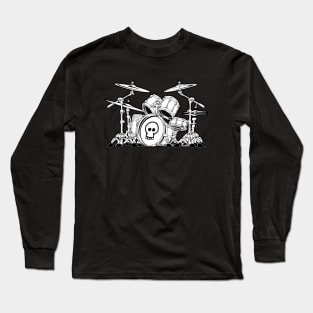 Drum Set Cartoon Long Sleeve T-Shirt